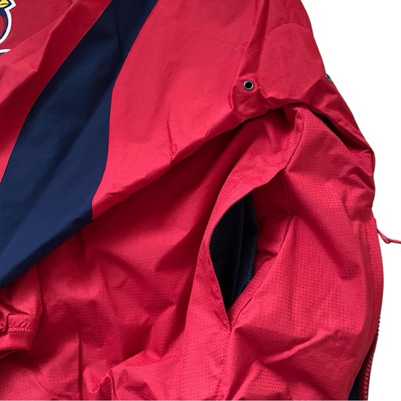 ❗️SOLD❗️Majestic Athletic MLB St. Louis Cardinals Windbreaker Pullover Jacket - Picture 9 of 15